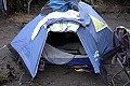 A closer picture o the two man tent we (kind of) lived in for 6 days.