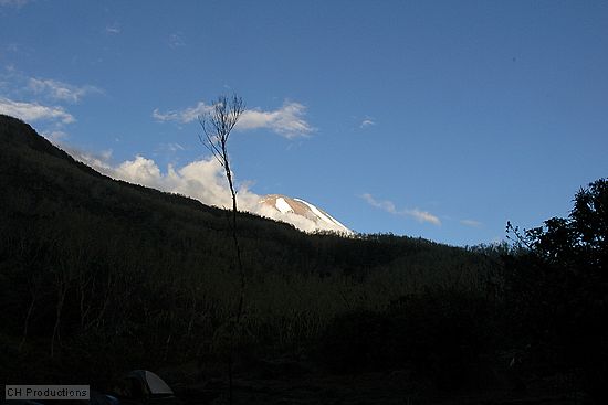 Kili from our first night's camp site.