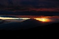 Sunset behind Mt. Muru.