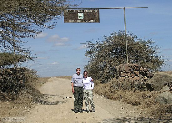 Entrance to the Serengeti